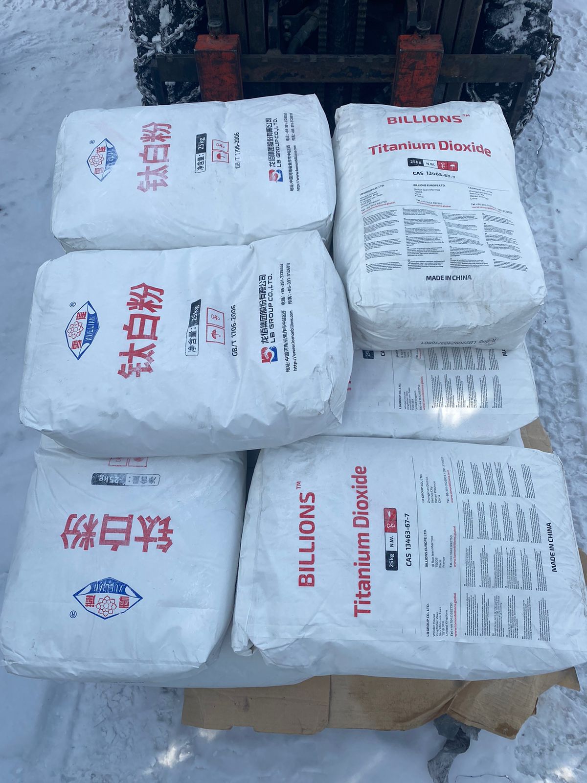 ������ ������� ������ TiO2