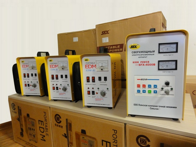 ���������� ����������������� ����������� EDM-8C � SFX-4000B